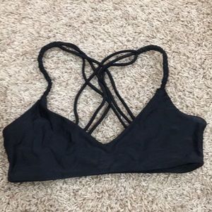 Strappy Black bikini top